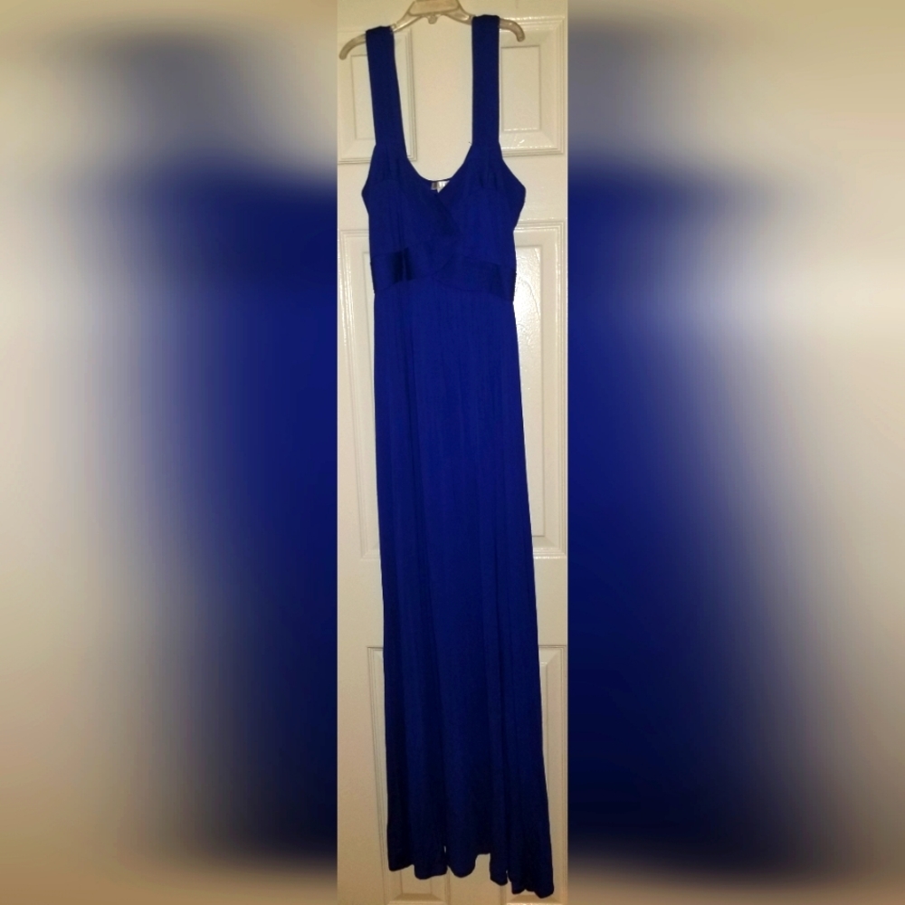 Maxi Royal Blue Sundress by Spense.